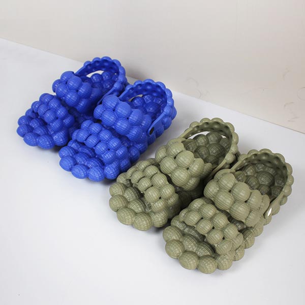Green Bubble Slides Shoes | Bubbly-slides